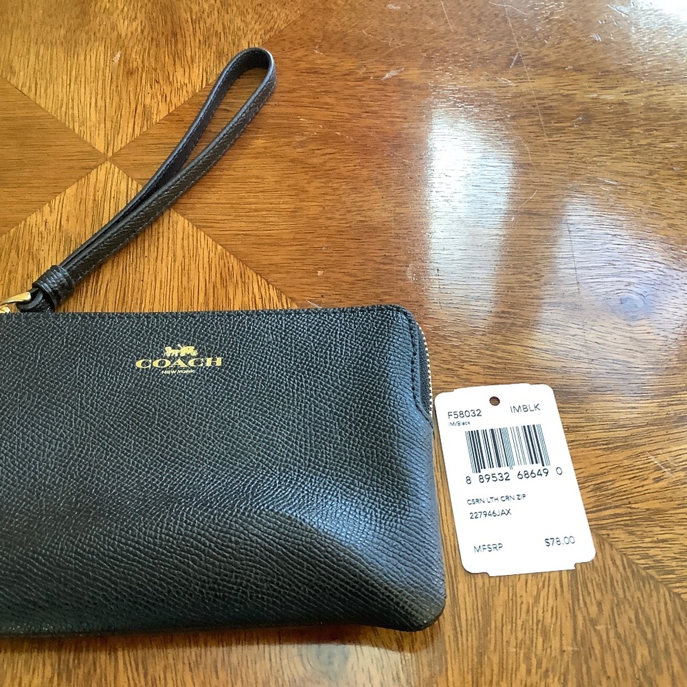 Coach Black Wrislet NWT